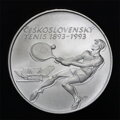 500 Kčs/1993 - Czechoslovak tennis - 100th anniversary of the founding of the first club