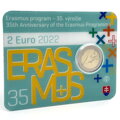 2 EURO/2022 - 35th anniversary of the Erasmus Programme - CoinCard