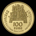 100 EURO/2010 - UNESCO World Heritage - Wooden Churches of the Slovak part of the Carpathian Mountain Area