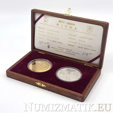 Nitra - ECU coins - D. Zobek, R. Lugár
