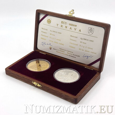 Trnava - ECU coins - D. Zobek, R. Lugár