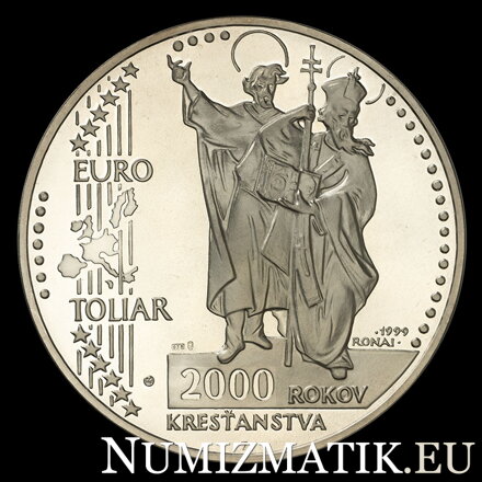 EURO THALER - issued on the occasion of the bimillennium - silver medal - M. Ronai