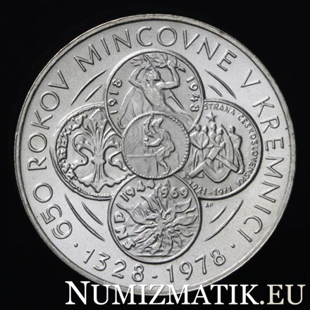 50 Kčs/1978 - 650th anniversary of the Mint in Kremnica