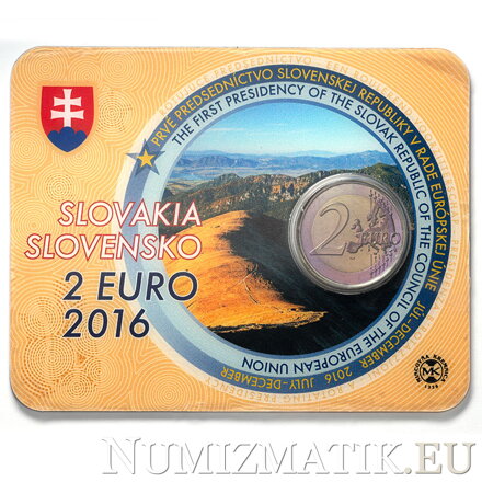 2 EURO/2016 - Slovakia - Coin Card