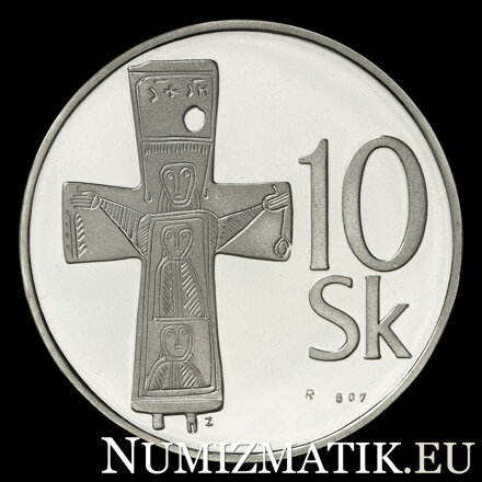 10 Sk/1993 - Silver replica
