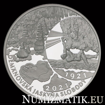 20 EURO/2021 - 100th anniversary of the discovery of the Demänovská Cave of Liberty
