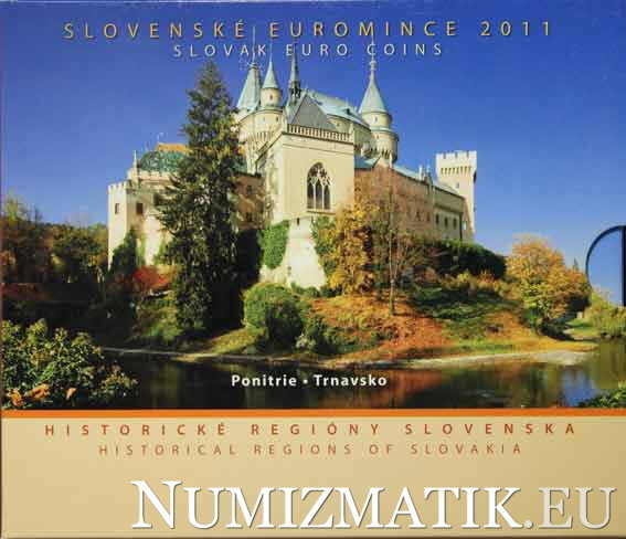 Sada mincí Slovenskej republiky 2011 - Historické regióny Slovenska