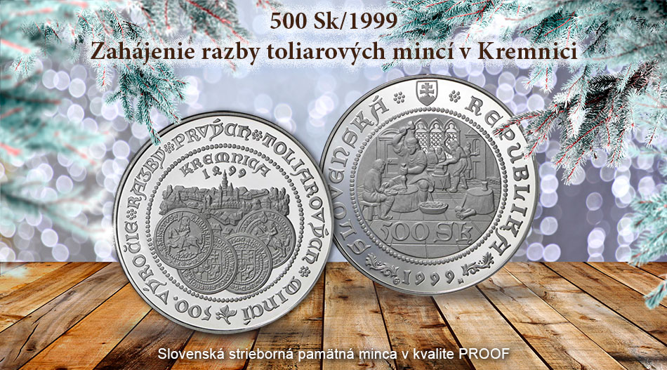 500Sk/1999 - Zahájenie toliarovej razby v Kremnici