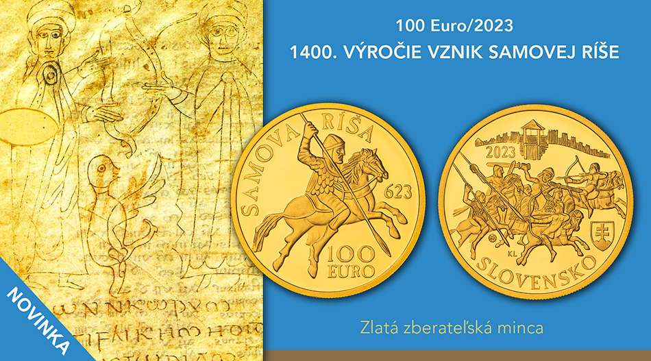 100 EUR/2023 Samova ríša 1400. výročie vzniku