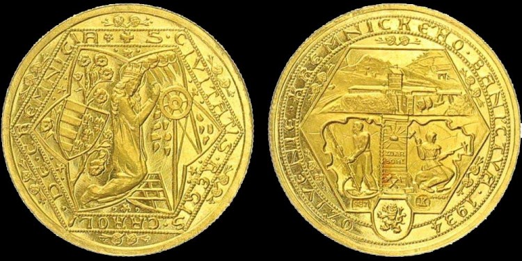 Zlatá medaila Oživenie kremnického baníctva