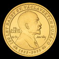 100 rokov razby svätováclavských dukátov 1923-2023 - A. Rašín - zlatá a strieborná medaila v etui, B. Ronai