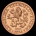 5 halier 1924/2024 -100. výročie razby - O. Španiel