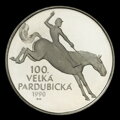 Velká Pardubická - 100. výročie vzniku, tombaková medailčka