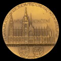 Reverz medaily Dokončenie stavby chrámu sv. Víta 1929  - J. Šejnost