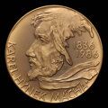 Karel Hynek Mácha - 150. výročie narodenia, bronzová medaila - J. Prádler