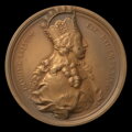 Jozef II. - korunovácia vo Frankfurte na rímskeho kráľa - AE medaila 1764/1914 HMA