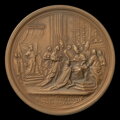 Jozef II. - korunovácia vo Frankfurte na rímskeho kráľa - AE medaila 1764/1914 HMA