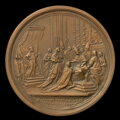 Joseph II. - coronation in Frankfurt as the Roman King - AE medal 1764/1914 HMA