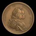 Mária Terézia - Víťazstvo nad Prusmi pri Kolíne - AE medaila 1757/1958 HMA