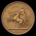 Francis Joseph I. - Victory at Novara 1849 - AE medal HMA