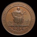 Averz medaily Banská akadémia v Banskej Štiavnici 1870 - 100. výročie založenia, medená medaila - C. Radnitzky