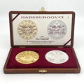 Galéria Habsburgovcov - sada dvoch medailí - D. Zobek, L. Bódi