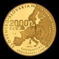 Zlatá 2000 ECU osem krajských erbov - D. Zobek