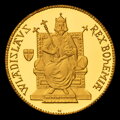 Vladislav II. - averz dukátu