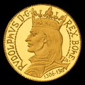 Rudolf Habsburský - averz dukátu