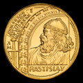 Rastislav, 5th anniversary of the establishment of the Slovak Republic - gold medal - M. Poldaufová