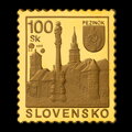 Pezinok - gold and silver stamp