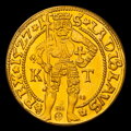 Ján Zápoľský - replica of the gold ducat 1527 KT - M. Kožuch