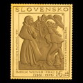 The most beautiful stamps of Slovakia 2001 - 2002 - 2003 - gold and silver stamps