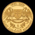 10th anniversary of the Slovak Republic - set of gold ducats