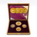 Fifteen Years' War - 1, 2, 5, 10 ducats in a case