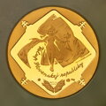Entry of the Slovak Republic into the EU and NATO - gold medal set in agate - M. Ronai
