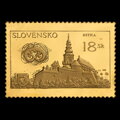 Nitra 18 Sk - zlatá známka