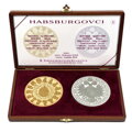 Galéria Habsburgovcov - sada dvoch medailí - D. Zobek, L. Bódi