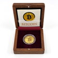 Bitcoin - zlatá medaila 1/4 OZ