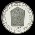 1 Kčs/1961 - gold and silver replica coin