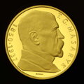 10 Kčs/1990 T. G. Masaryk - zlatá a strieborná replika mince
