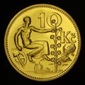 Zlatá replika 10 Kč 1933 - číslo 32