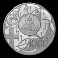Zadná strana striebornej medaily