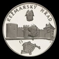 Kežmarský hrad - strieborná medaila - J. Černaj