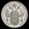 Francis Joseph I. - halfthaler 1853 B - restrike
