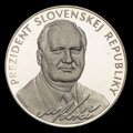 Michal Kováč, prezident SR - tombaková medaila - Š. Novotný