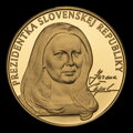 Z. Čaputová, prezidentka Slovenskej republiky - zlatá medaila - Š. Novotný, M. Sabol