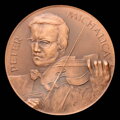 Peter Michalica - violin virtuoso - tombac medal - Vera Füz