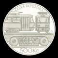 500 Kč/2024 - Električka ČKD Tatra T3 - proof
