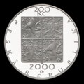 Averz mince - 200 Kč/2000 - Zdeněk Fibich - 100. výročie narodenia